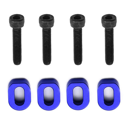 Blue 4PACK Motor Base Reinforcement For TRAXXAS 1/5 X-Maxx 8S Monster Truck