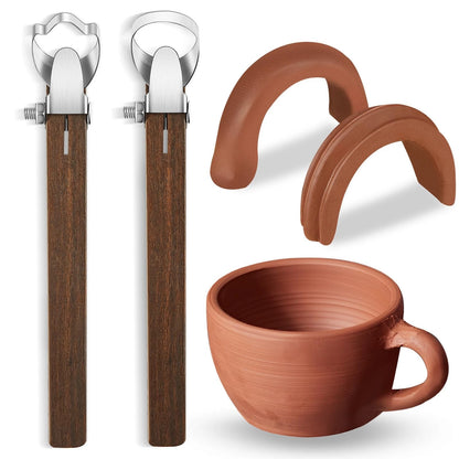 Therwen 2 Pcs Sculpture Scraper Pottery Carving Tool Classic Style
