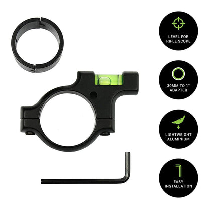 West Lake Precision Scope Leveling Kit, Includes 30mm Smooth Alloy Scope...