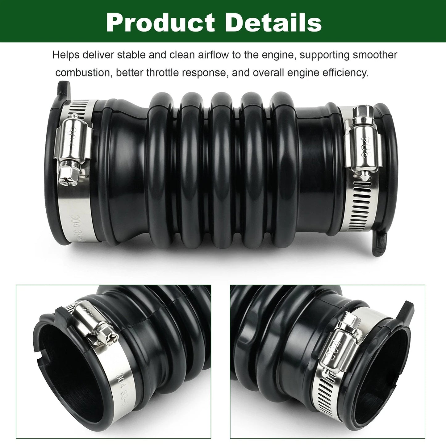 16578-9KA0A Air Intake Hose for Nissan Versa & Versa Note 2013-19, Micra 2015-19