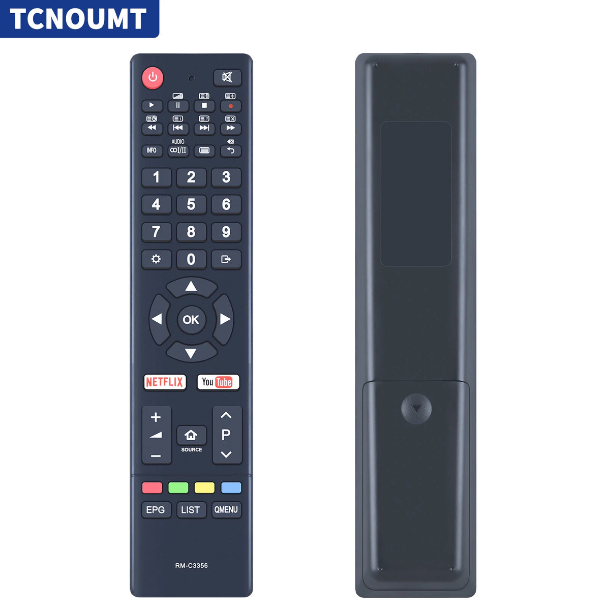 RM-C3356 Replacement Remote Control For JVC Smart LCD LED Android TV