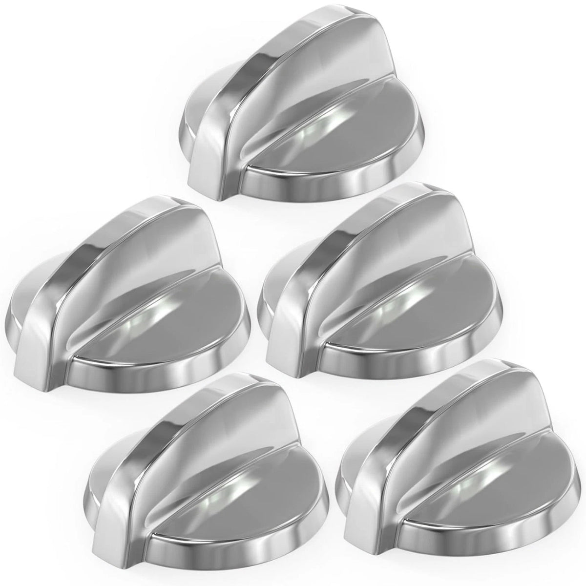5PCS Stove Burner Control Knob Accessory For GE Range Oven Model JB840SP Series