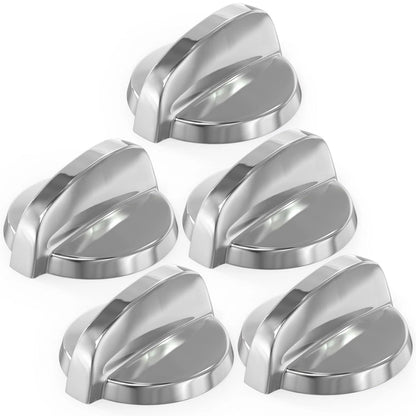 5PCS Stove Burner Control Knob Accessory For GE Range Oven Model JB840SP Series