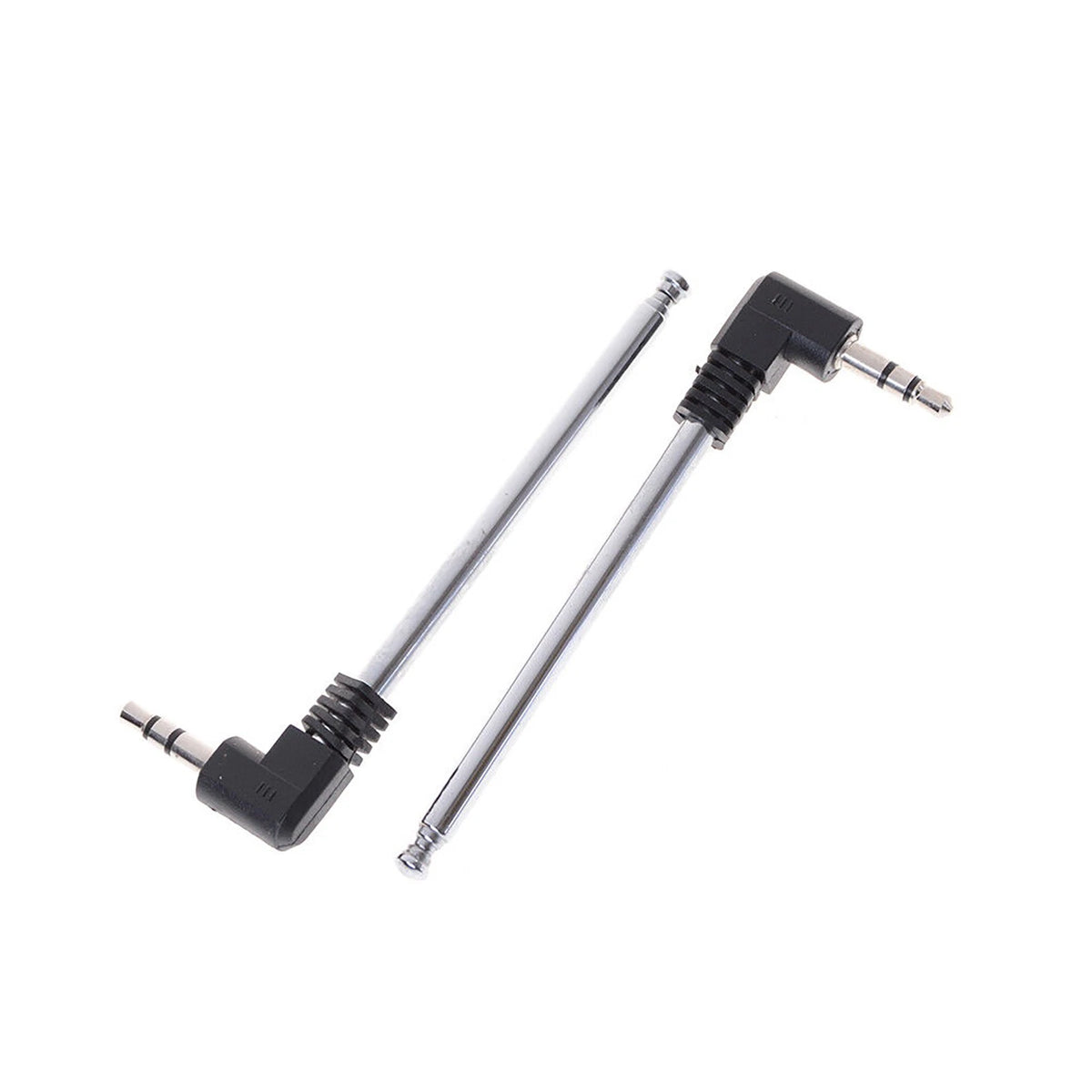 2PCS  3.5mm FM Radio Telescopic Antenna for Mobile Phone Radio Speaker