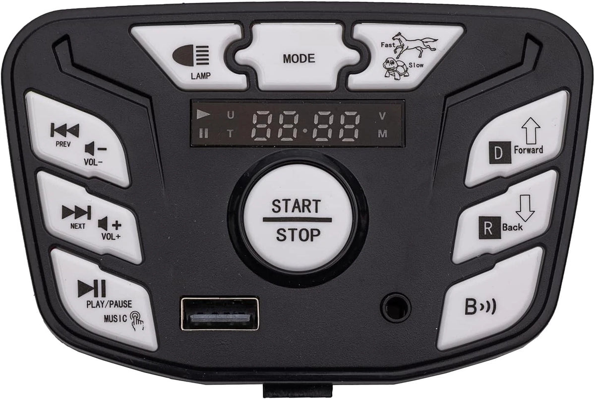 weelye JR1927M-Z Black Children's Electric Vehicle Power Supply Central...