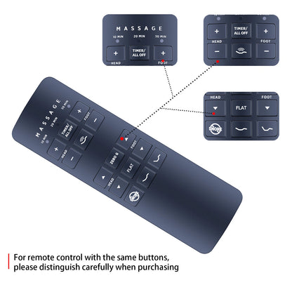 Remote Control For Beautyrest Smart Motion Base 3.0 JLDK.28.01.02 Adjustable Bed