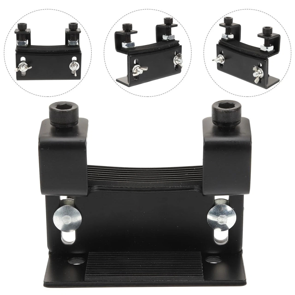 Metal Low Drum Booster - Adjustable Bass Lift for 11x9.5cm, Black