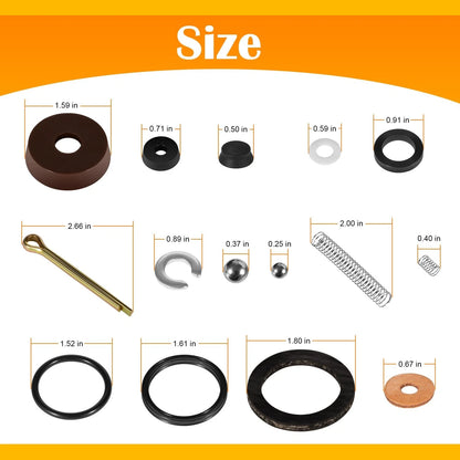 Seal Replacement Repair Rebuild Kit for Floor Jack Hein Werner WS Multicolor