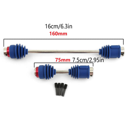 1Set #8655R Front Rear Center Drive Shaft For TRAXXAS E-REVO 2.0 1/10 RC Car