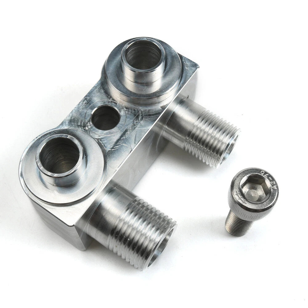 Adapter fitting CNC Machined For LSX LS1 Swap  AC Compressor