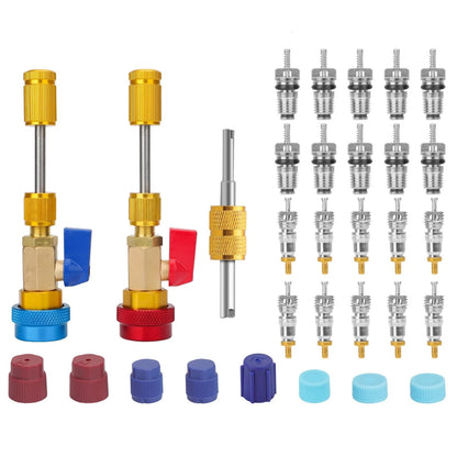Professional Grade R134A Valve Core Removal Tool Set for Car Air Conditioning