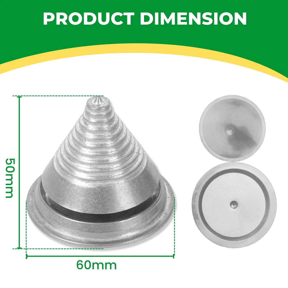 TonGass (2-Pack Metal Precision Blade Balancers for Lawn Mower 2pk, Silver