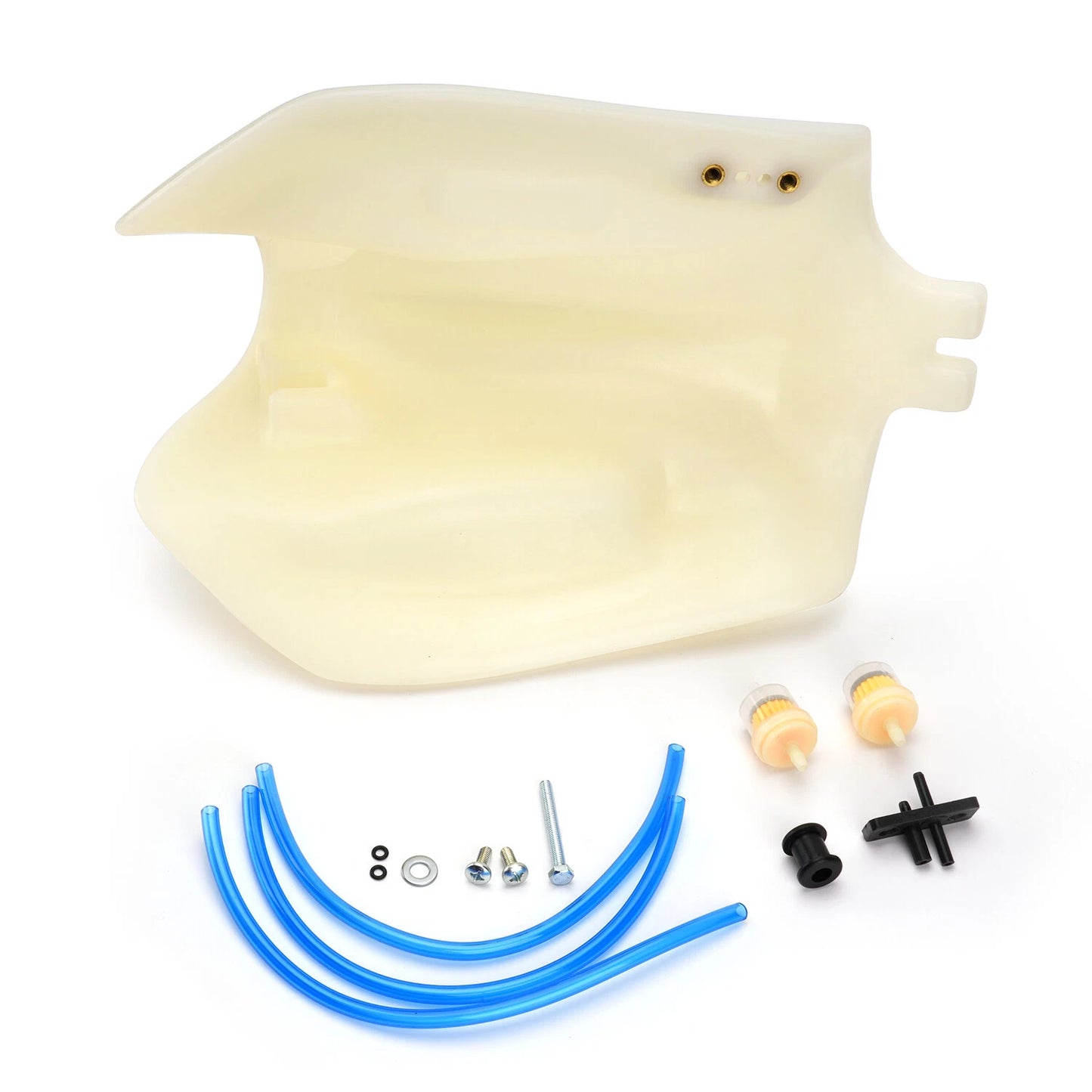 Fuel Tank Gas Tank for 1985-1986 Honda TRX125 Fourtrax 125 Plastic White