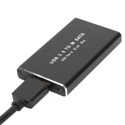 Dual-Size 30/50mm mSATA SSD Case USB3.0 6Gbps High-Speed Transfer Driver-Free