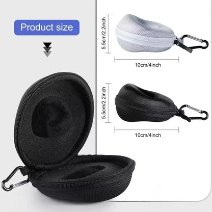 BHSKJSZ Travel Case for Men and Women - Portable 4 x 2.3 x inches, Black