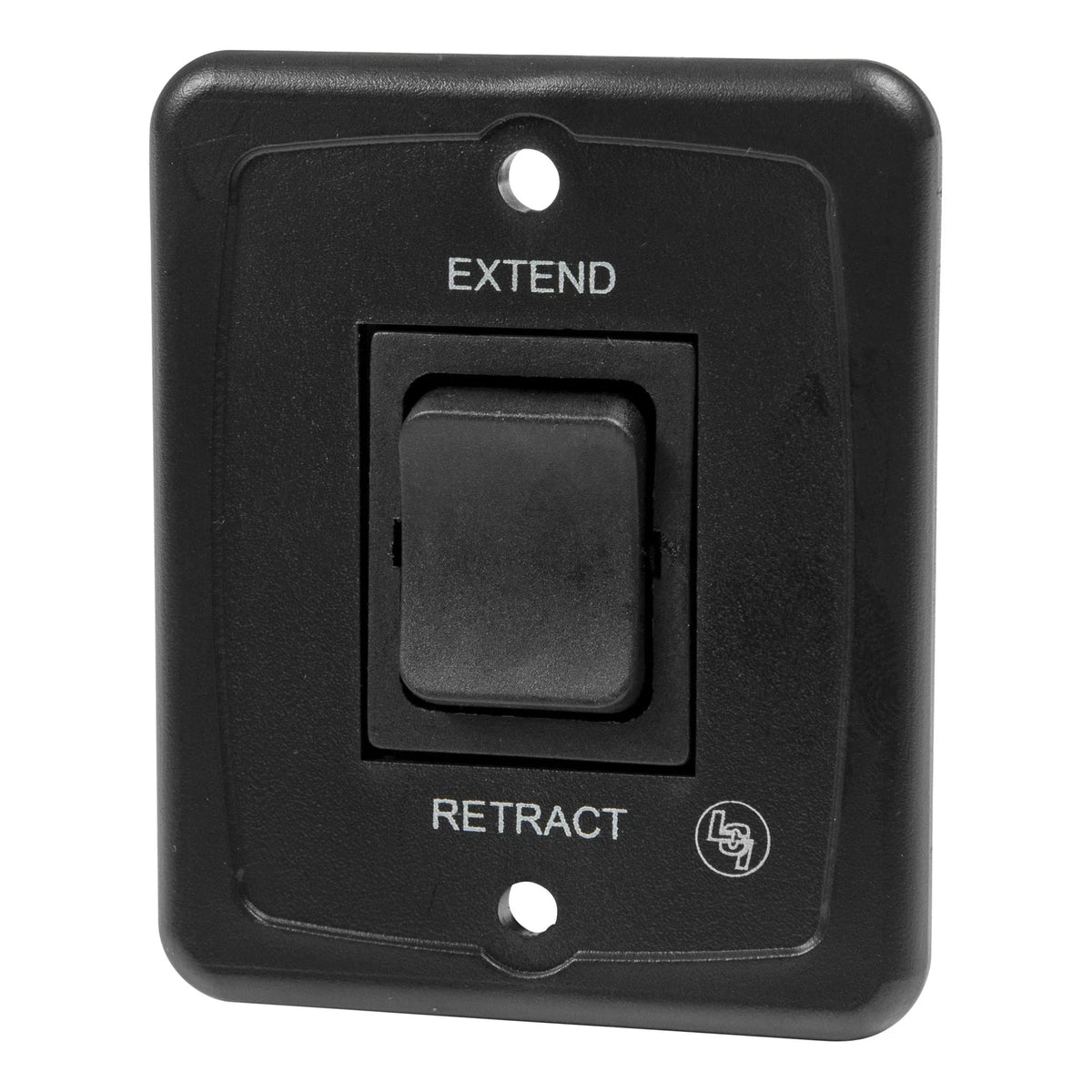 Solera 40 AMP Power RV Awning Interior Replacement Switch Kit and Plate Black