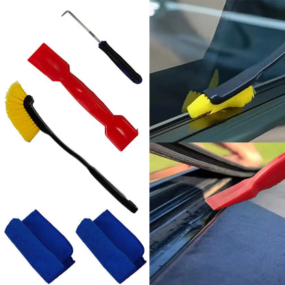 MIYIMORE 5Pcs Car Weatherstrip Installation & Cleaning Tool Kit – 2...