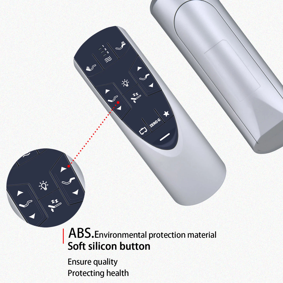 For Tempur-Pedic Ergo or Ergo Extend Power Adjustable Replacement Remote Control
