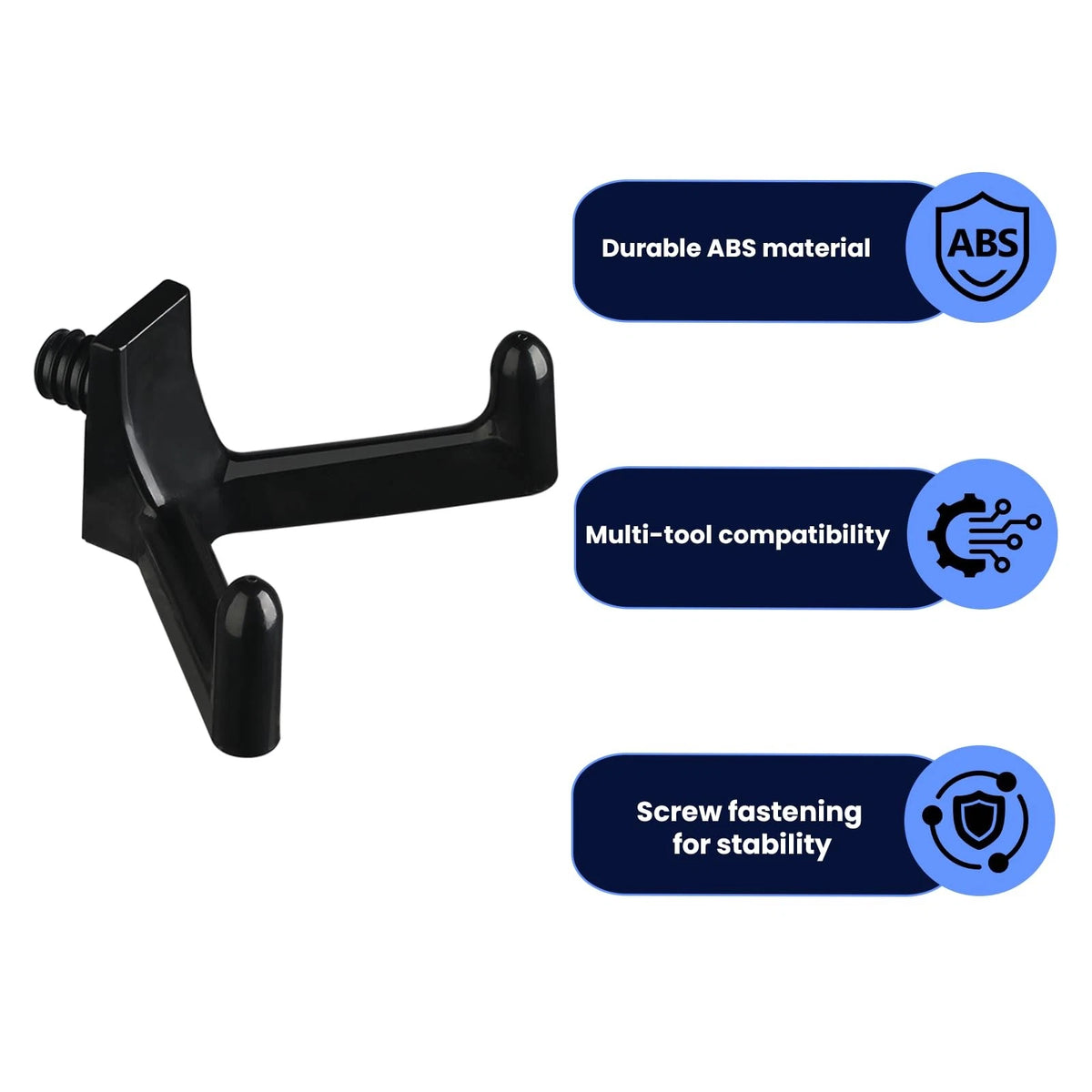 Zookpr 5 Pcs Tool Hooks for Suncast, Double Head Storage Hanger - Black