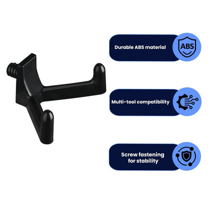 Zookpr 5 Pcs Tool Hooks for Suncast, Double Head Storage Hanger - Black