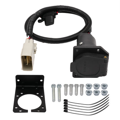 7 Way Trailer Hitch Tow Wiring Harness Mount Kit For Tesla Model Y 2020-2022