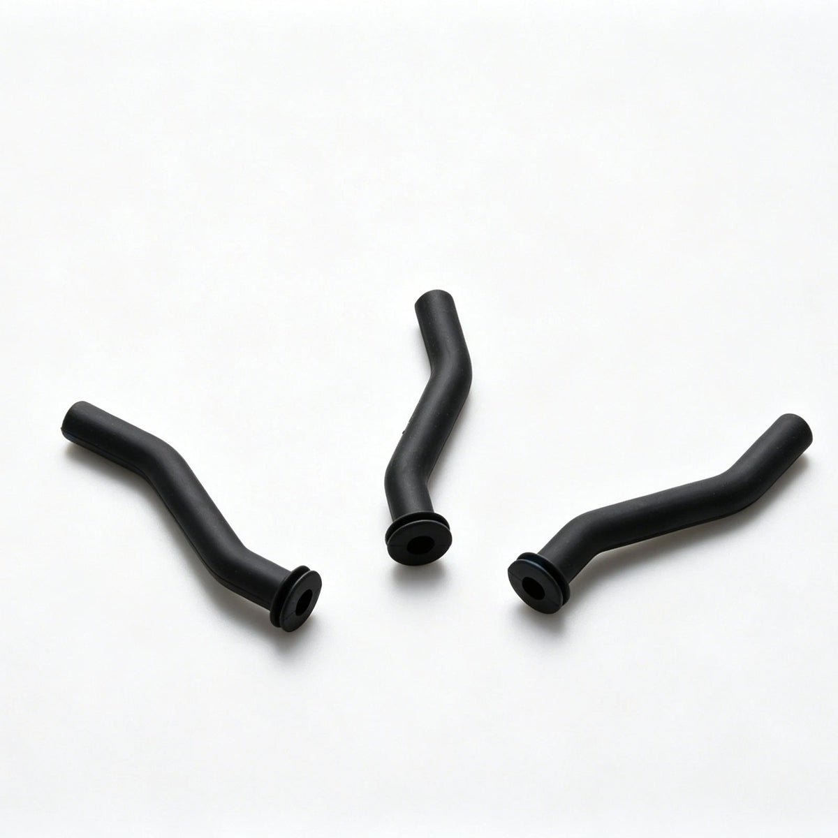For John Deere 3 Pack 793147 Fuel Pump Vacuum Hose Replacement Black Rubber