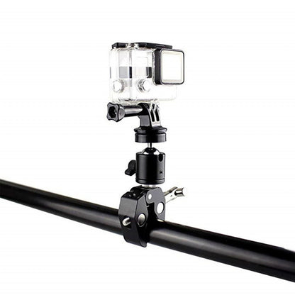 360° Rotate 1/4"-20 Ball Head Super Clamp Mount for DSLR Camera Tripod Monitor