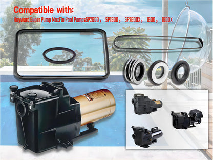 HCLLPS Super Pump Seal Replacement for Hayward Go Kit 3. All 3 Gaskets &...