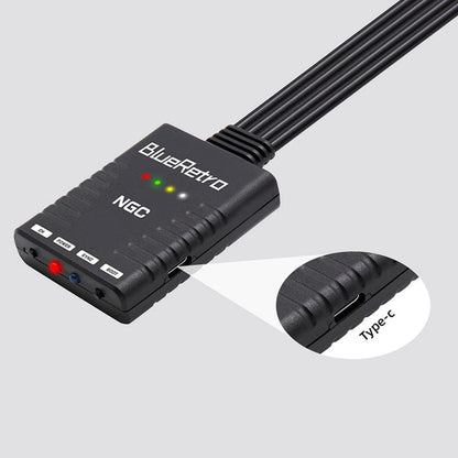 Wireless Controllers Adapter For NGC GameCube Supports 4 Bluetooth Compatible F