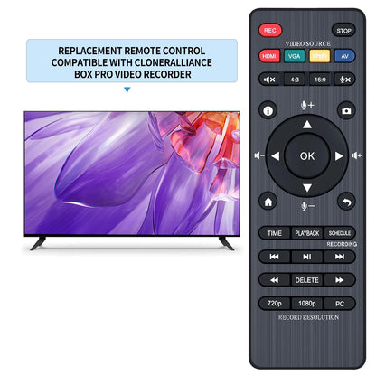 Remote Control For Cloner Alliance Box Pro, Standalone Digital Video Recorder