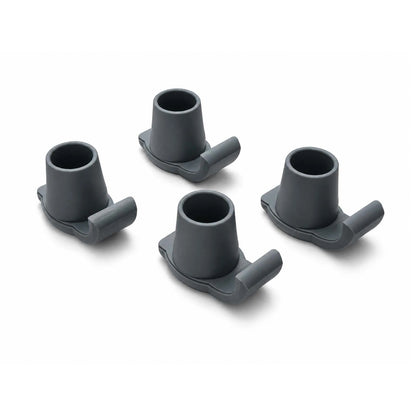 4 Pack Durable Nylon Walker Ski Glides Universal Sliders for Folding Walkers