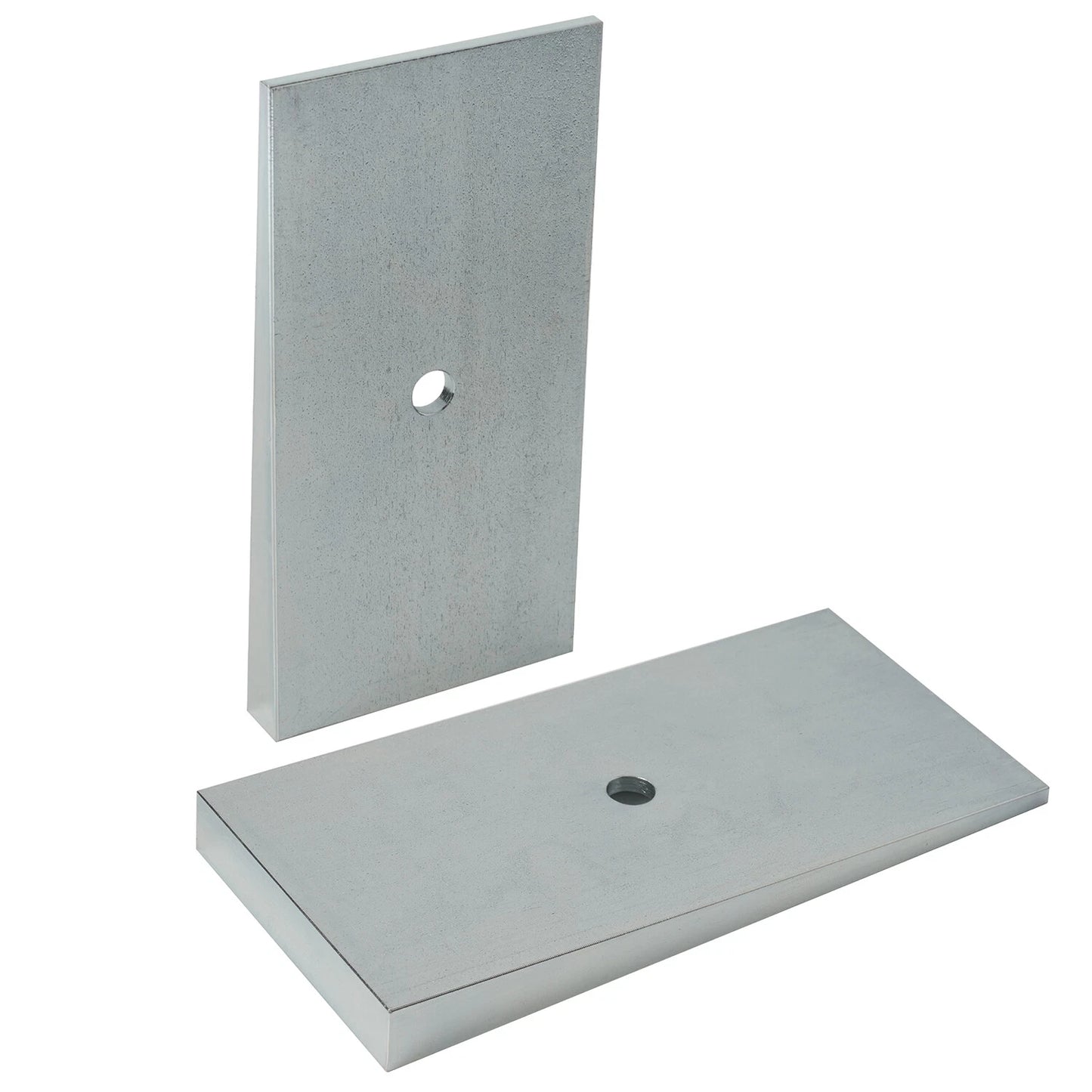 Steel Leaf Spring Shims 800061 2.5" Wide 4°Degree Sliver- Set of 2