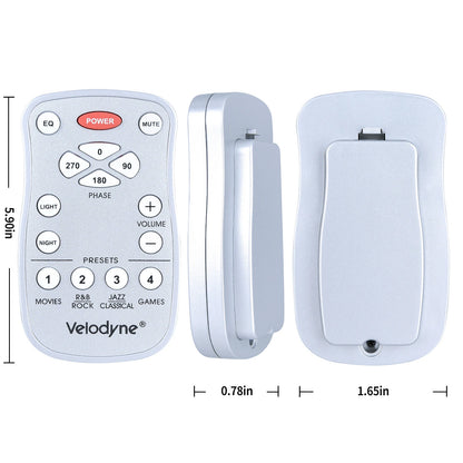 Replacement Remote Control For Velodyne SPL-800R DEQ-R EQ-MAX8 White