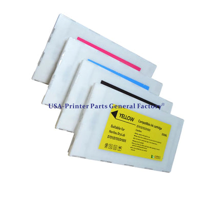 4*500ML Compatible Ink Cartridge For Noritsu Green II D1005 D502 D705 D701 D703