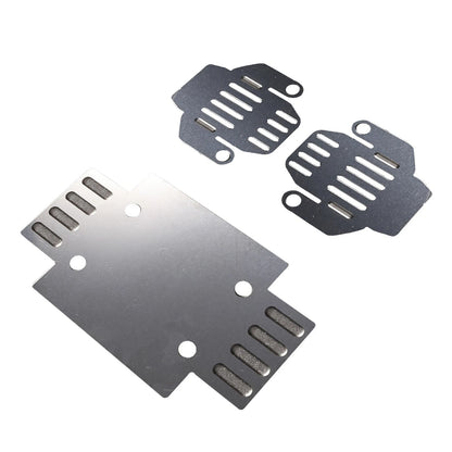 Stainless Steel Armor Chassis Bottom Guard for FMS FCX24 Power Wagon 1/24 RC Car