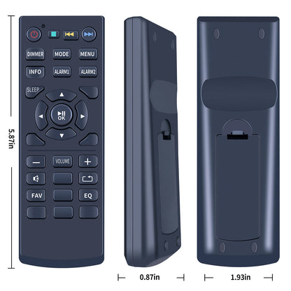 Replacement Remote Control For Tevion Player IWR 294 IWR394