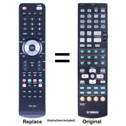 RAV326 WJ19440 US Replace Remote Control For Yamaha System Receiver RXV861