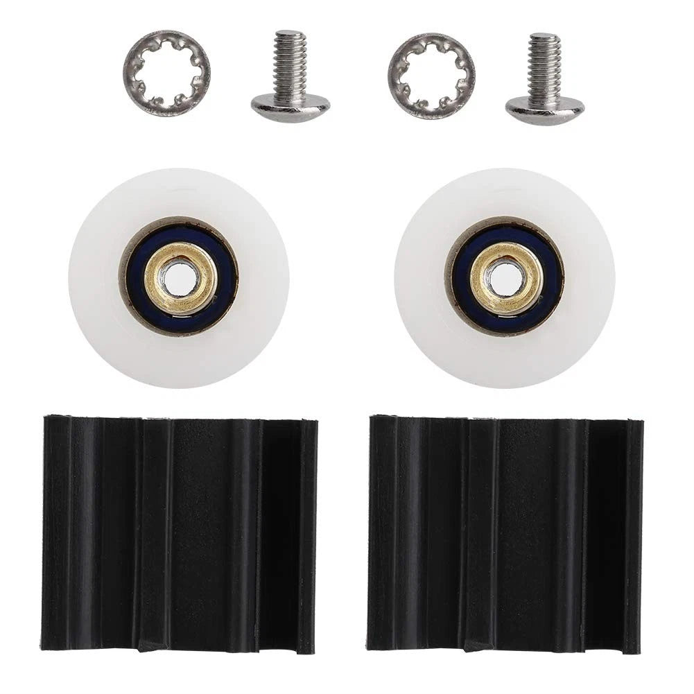 Greenhouse Door Wheel Replacement Kit, 22mm Halls Sliding black