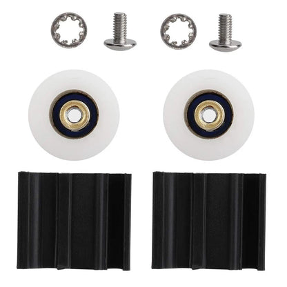 Greenhouse Door Wheel Replacement Kit, 22mm Halls Sliding black