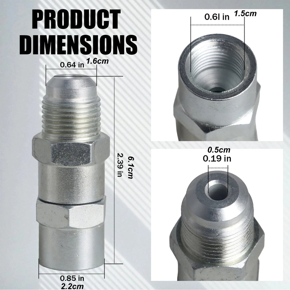 For Detroit Diesel Fuel Backflow Prevention Valve Part Numbers 23516919 23509140