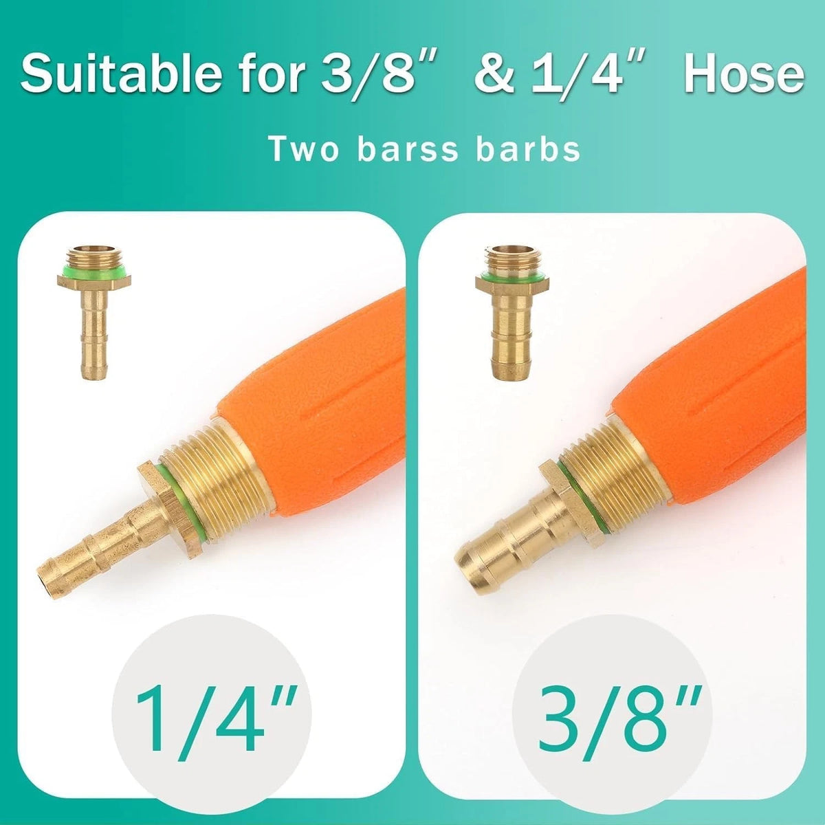 2Pcs 16 inches (L) x 2 (W) x 2 (H), Replacement Sprayer Wand