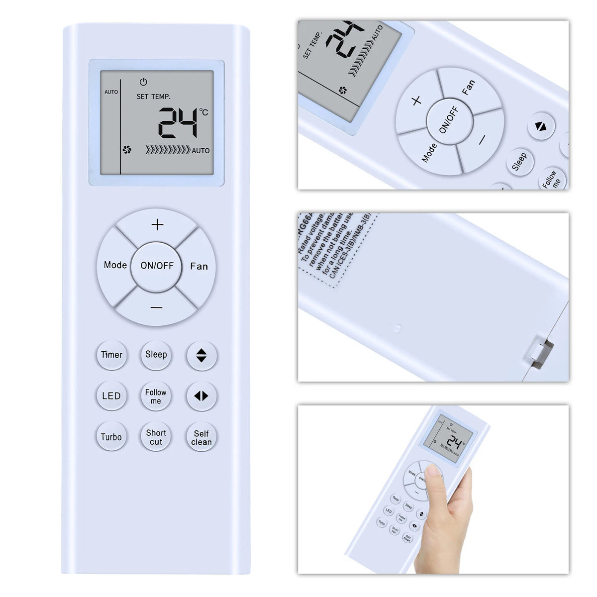 Remote Control For Kelvinator KSV71HRH KSV90HRH Air Conditioner
