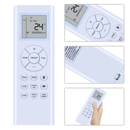 Remote Control For Kelvinator KSV71HRH KSV90HRH Air Conditioner