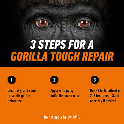 Gorilla All Purpose Wood Filler Repair Kit with Putty 1 - Pack,