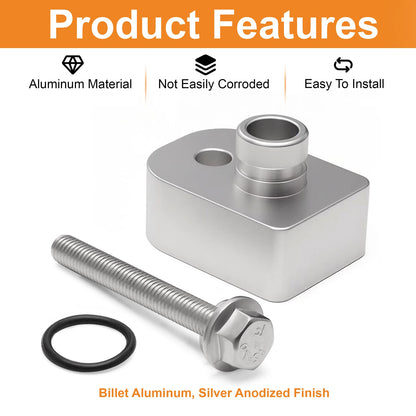 MAP Air Intake Temperature Sensor Spacer Anti-Soot for 2011-2019 Ford F250/F350