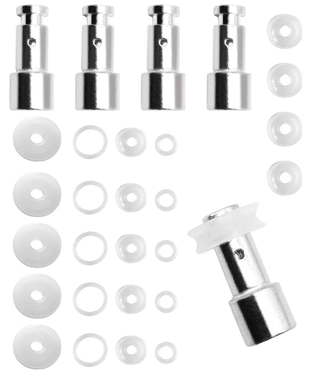 5 Pack Steam Valve Universal Replacement Floater + 5 Silicone Sealer...