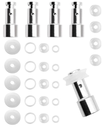 5 Pack Steam Valve Universal Replacement Floater + 5 Silicone Sealer...