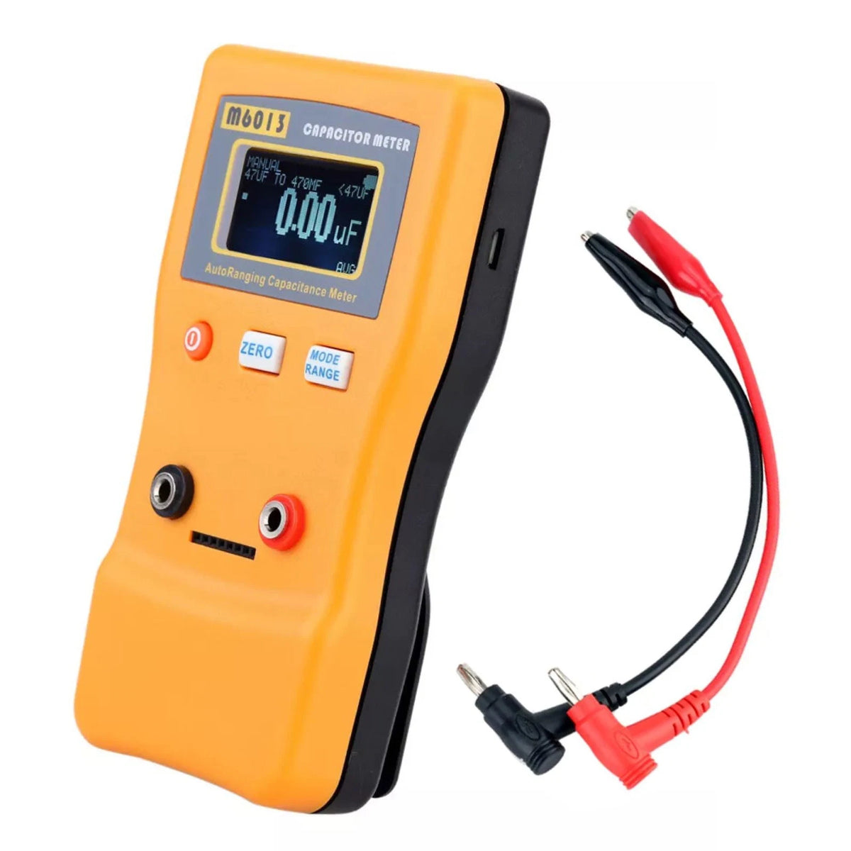 Durable M6013 Capacitor Meter Auto Rang Measuring Capacitance Tester Instrument