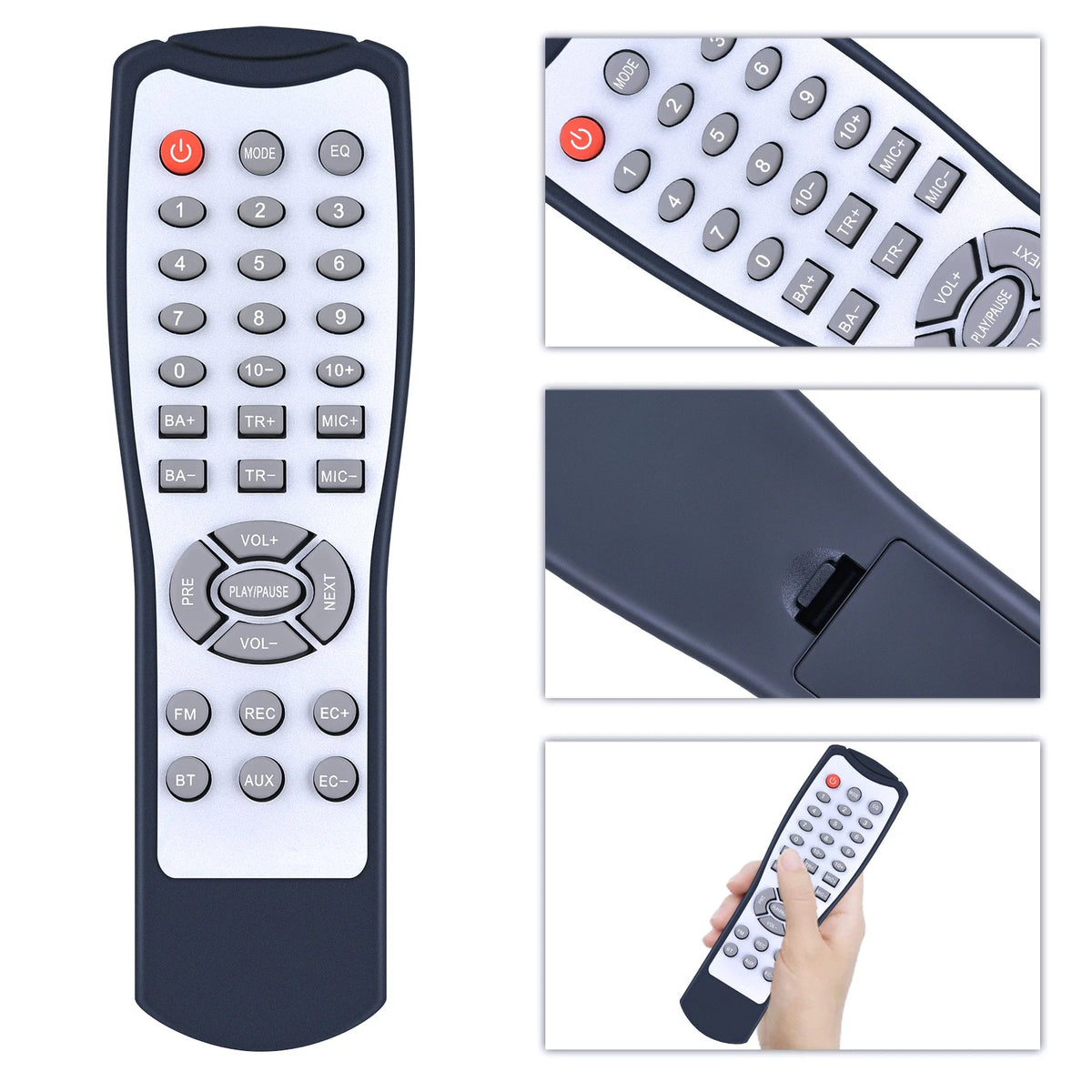 Replace Remote Control For Tenmiya Boombox A25 Portable Bluetooth Speaker