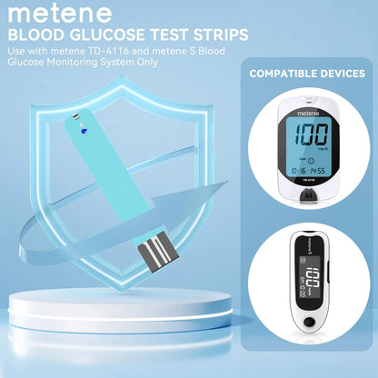 Metene TD-4116 Blood Glucose Test Strips, 300 Count 1 (Pack of 300)